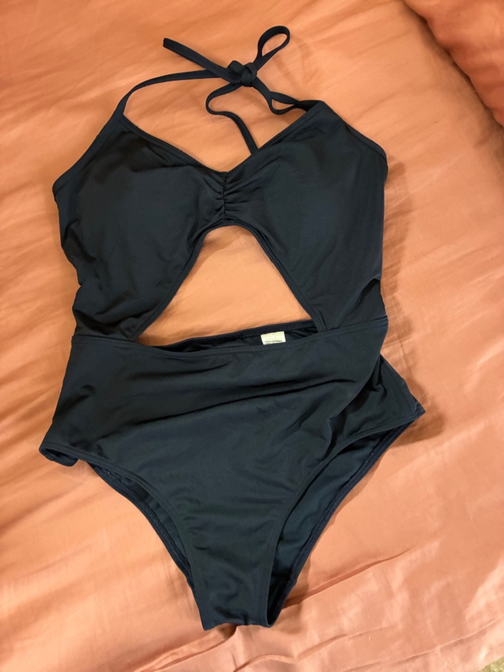 Abercrombie & Fitch Black Cutout One-Piece Swimsuit
